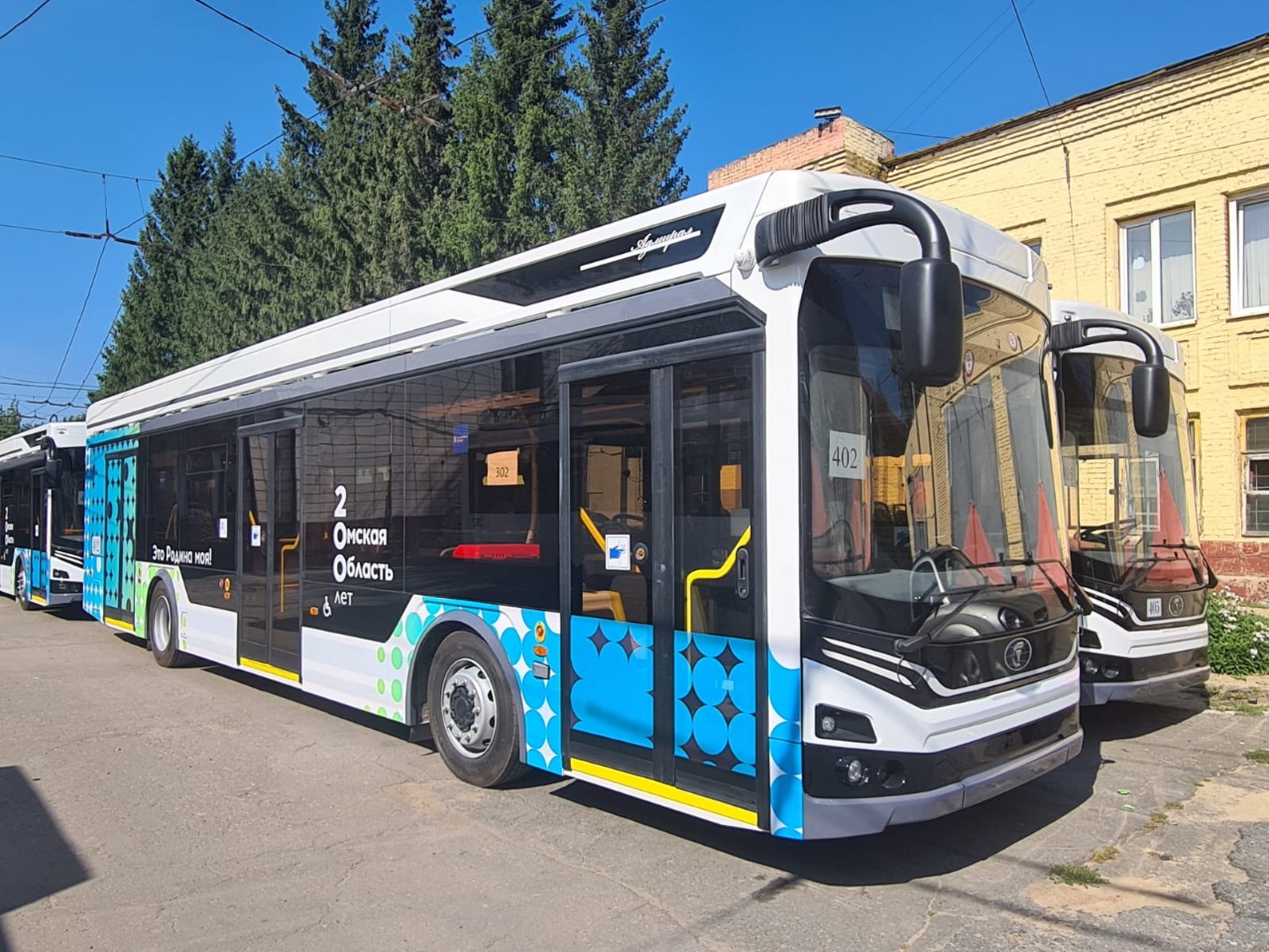Новые троллейбусы «Адмирал» вышли на маршруты Омска