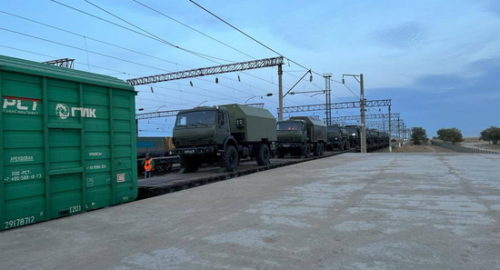 Военную технику из Кузбасса перебросили в Казахстан