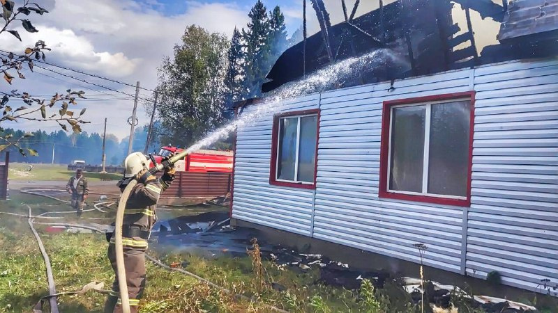 Аптека сгорела в Республике Алтай