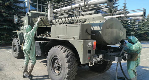 На Алтае ликвидировали последствия условной химической атаки