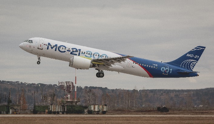 В Иркутской области второй самолёт МС-21 совершил полёт с российскими двигателями