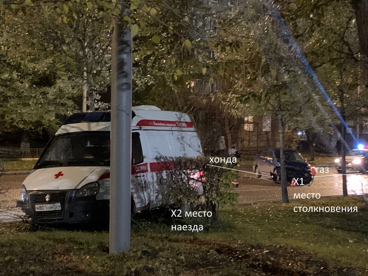 В Красноярске фельдшер скорой помощи пострадала в серьёзном ДТП