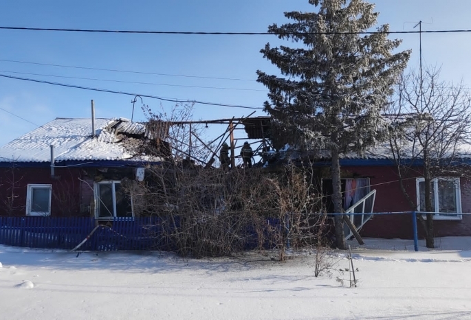 В Омской области возбудили дело по факту взрыва газа в частном доме