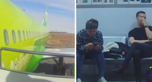 Пара из Хабаровска задержана за курение в туалете на борту самолета в Новосибирске