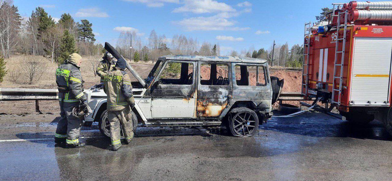 Под Красноярском погоня ДПС за «Гелендвагеном» завершилась неожиданным образом