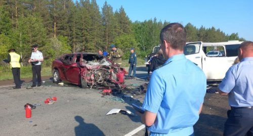 Отец и дочь погибли в результате аварии на автодороге Омск — Черлак