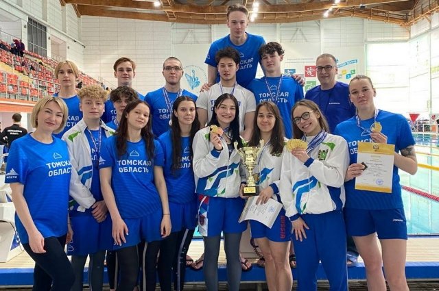 На чемпионате России по подводному спорту Томская команда заняла первое место