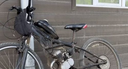 В Иркутской области задержали подростка на самодельном мопеде