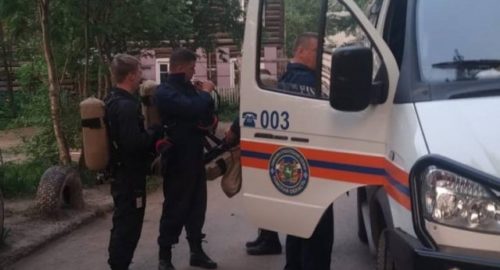 На Кольцевом проезде в Томске произошёл взрыв бутылки с аммиаком