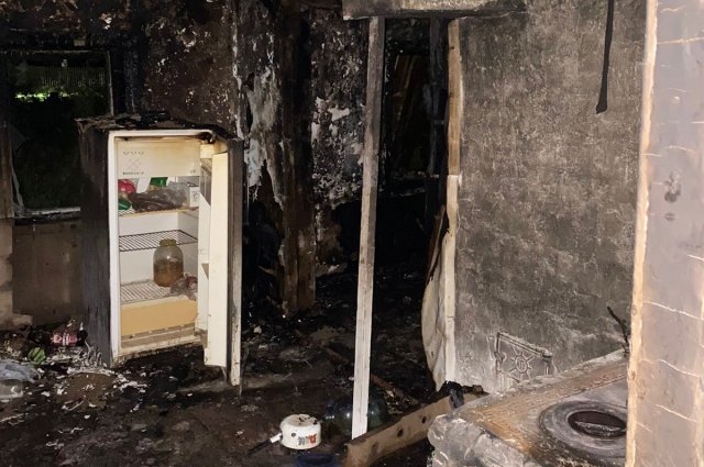 На Алтае во время пожара в доме погибли 4-летняя девочка и 3-месячный мальчик