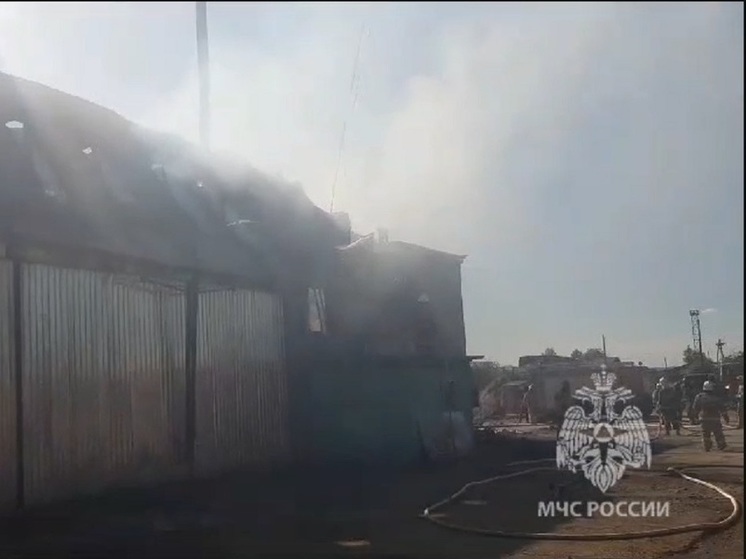 В Усть-Илимске произошло возгорание на деревообрабатывающем предприятии