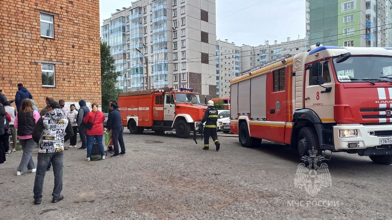 Причиной пожара в красноярском общежитии стало короткое замыкание
