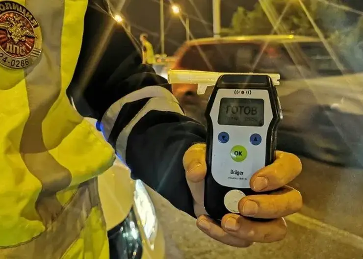 В Красноярске на выходных поймали 40 пьяных автомобилистов