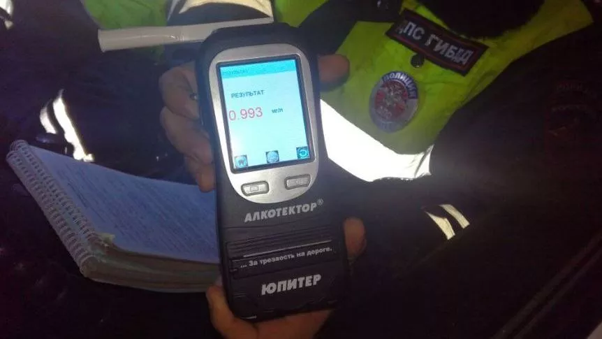 В Томской области сотрудники ГИБДД за неделю задержали 72 пьяных водителя