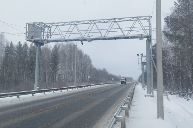 В Томском районе начал работать пункт весогабаритного контроля
