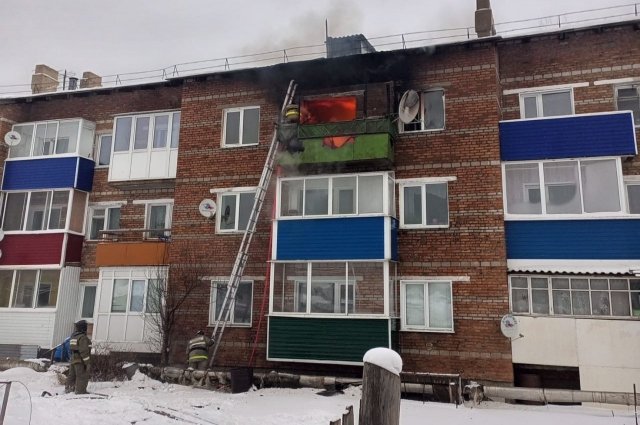 В Нижнеингашском районе Красноярского края во время пожара погиб мужчина