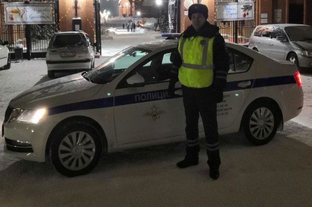ГИБДД в Красноярске перешла на усиленный режим службы из-за празднования Рождества