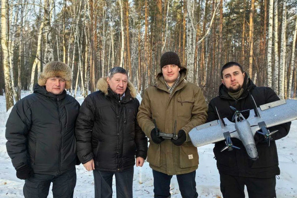 Беспилотники помогли полиции поймать черных лесорубов в Новосибирской области