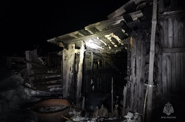 Пожар в тюменской деревне унес жизнь одного человека