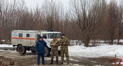 Беспилотники Росгвардии контролируют паводки в Алтайском крае