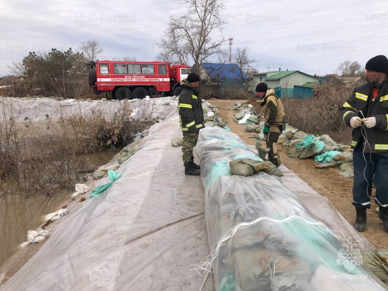 В тюменском селе Абатское ухудшается паводковая ситуация