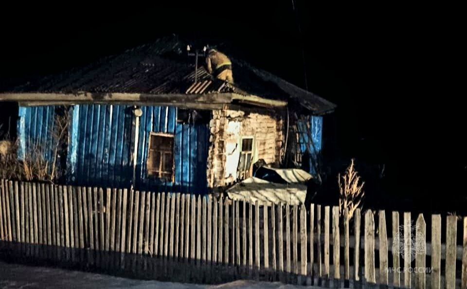 В Тюменской области при пожаре в доме сгорел один человек