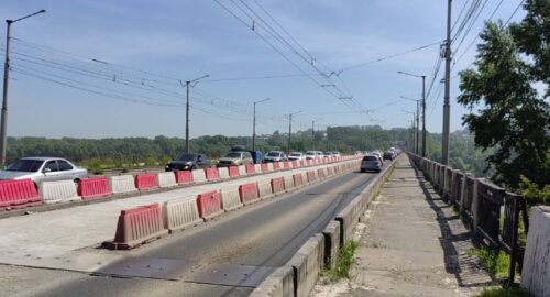 В Новокузнецке 14 июня перекроют крайнюю полосу Запсибовского моста