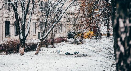 За четыре дня до лета Томск засыпало снегом