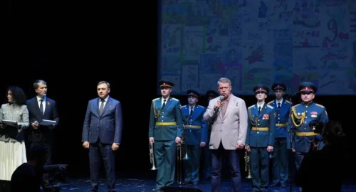 Церемония награждения участников конкурса детских рисунков «Великий подвиг глазами детей» в честь 80-летия Великой Победы